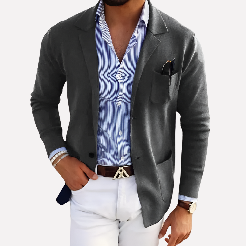 Herren Strickblazer