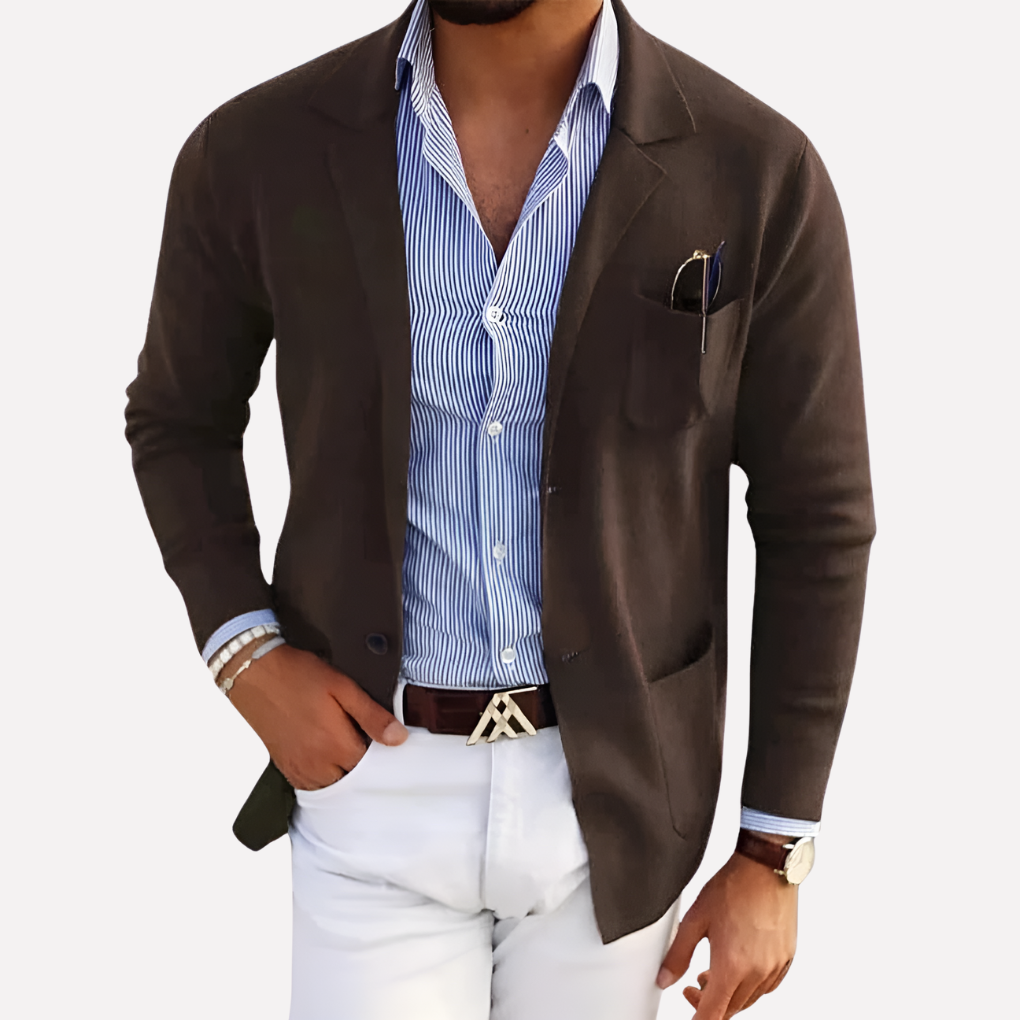 Herren Strickblazer
