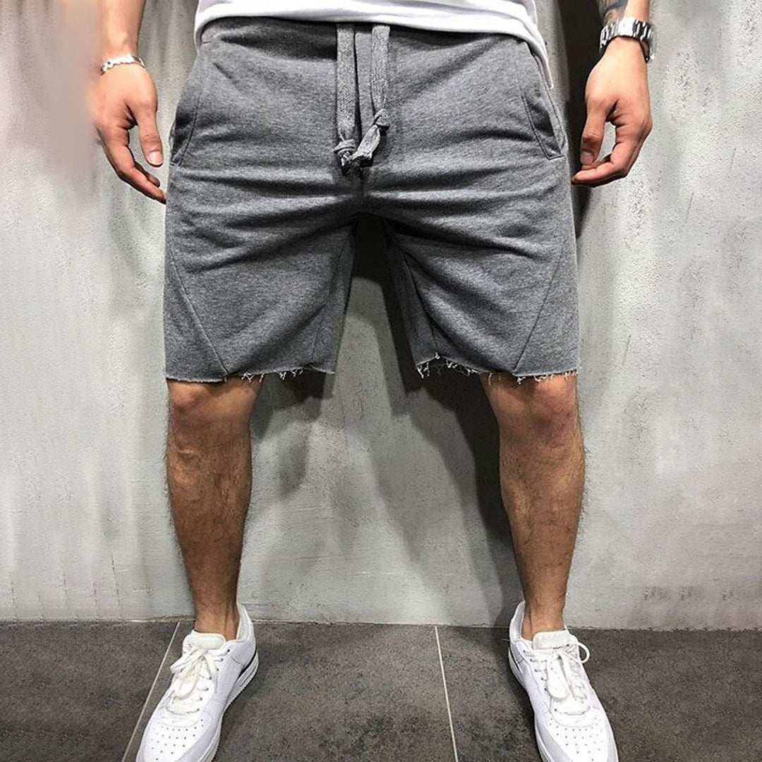 Herren Sommer-Shorts mit verstellbaren Kordeln und Seitentaschen