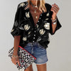 Sommerliche Bluse mit Blumenprint für Damen