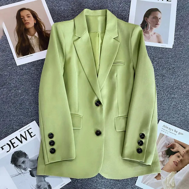 Damenblazer mit einreihiger Vorderseite