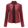 Stylische Damenjacke aus Kunstleder