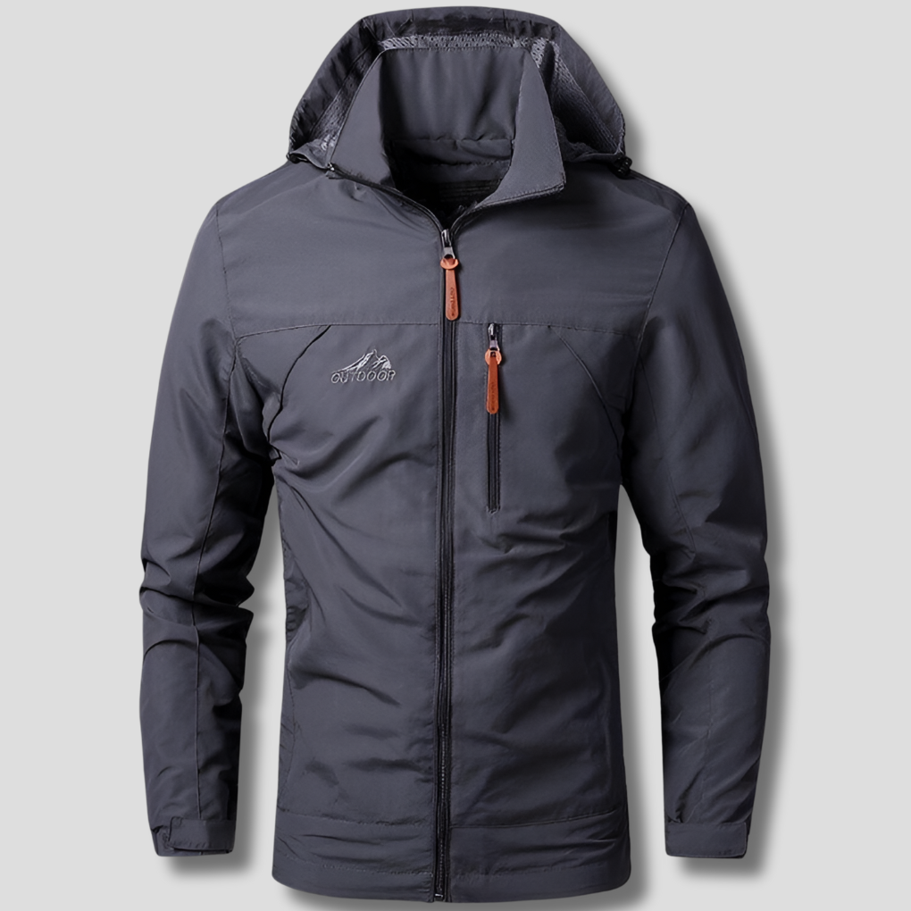 Wasserabweisende und windabweisende Herren Outdoorjacke