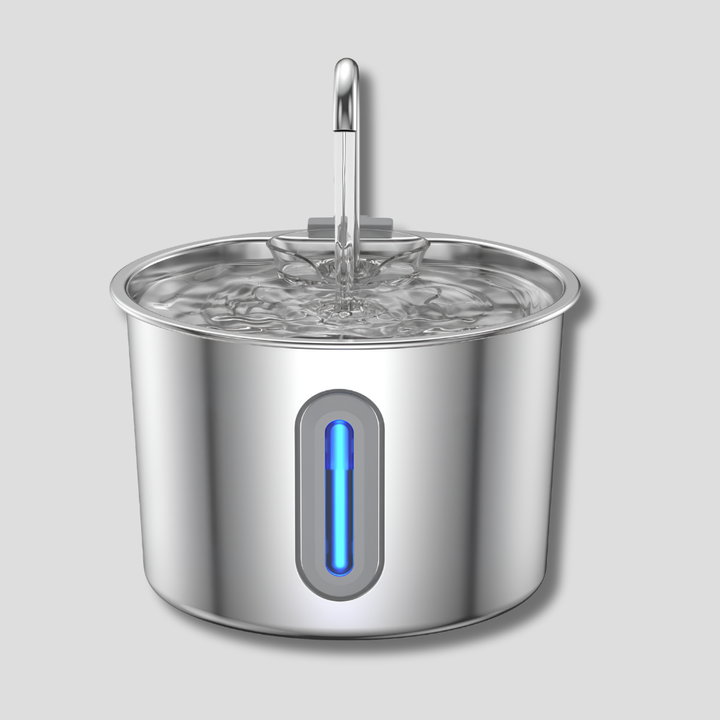 Edelstahl-Trinkbrunnen für Katzen und kleine Hunde