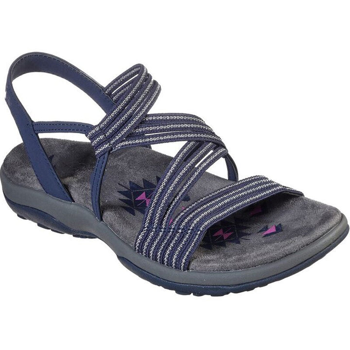 Damen Sommer Sandalen mit überkreuzten Riemen