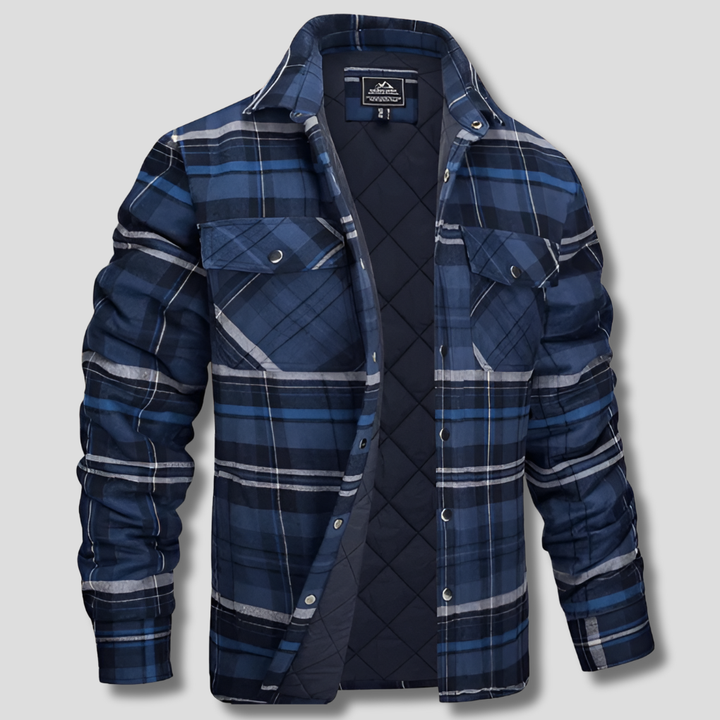 Baumwollhemd mit Karomuster im Lumberjack-Stil