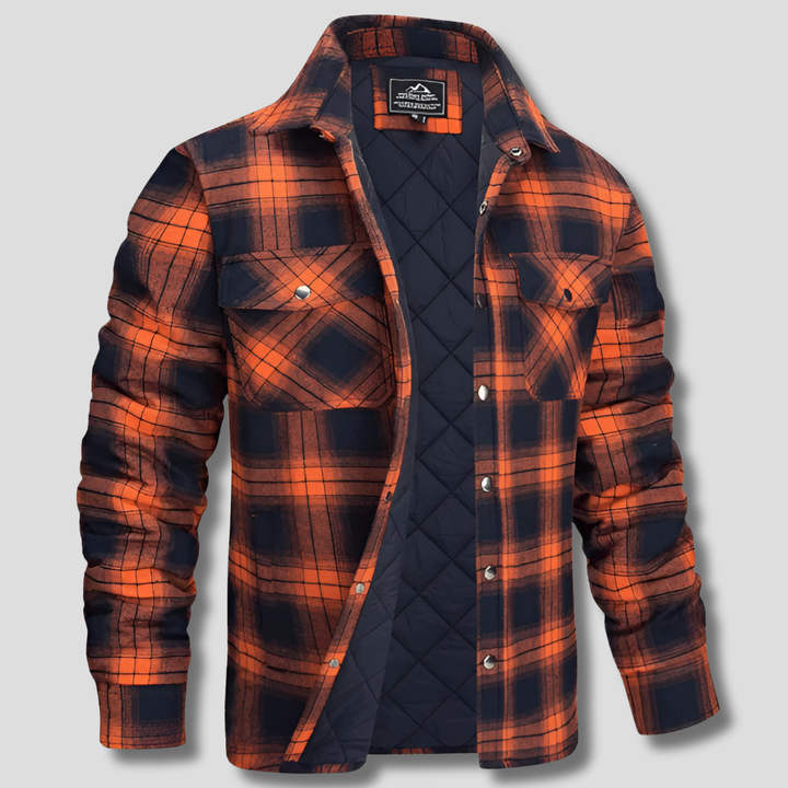 Baumwollhemd mit Karomuster im Lumberjack-Stil