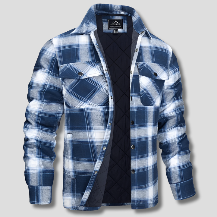 Baumwollhemd mit Karomuster im Lumberjack-Stil