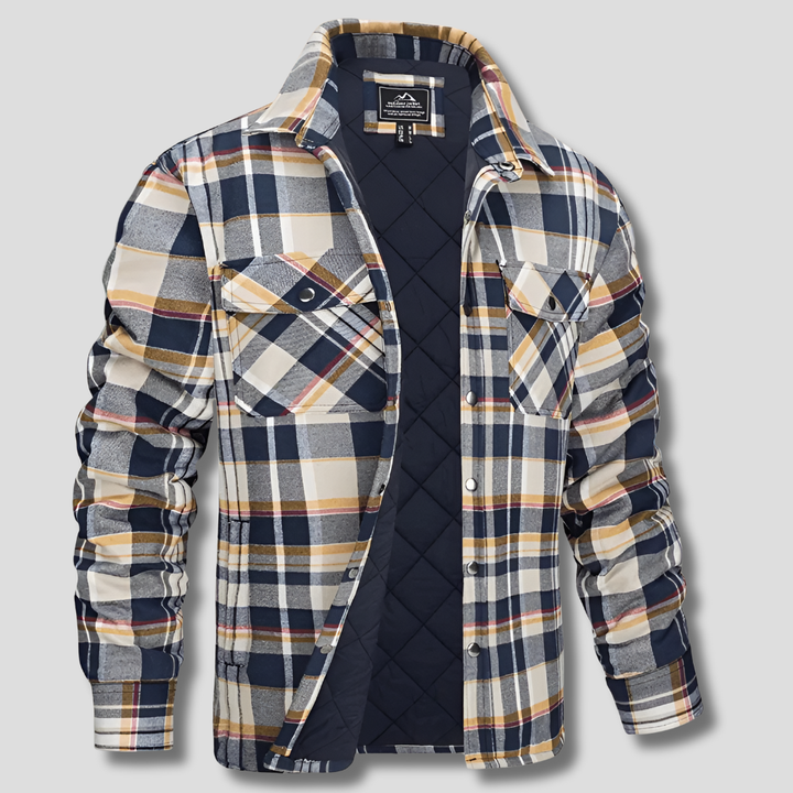 Baumwollhemd mit Karomuster im Lumberjack-Stil