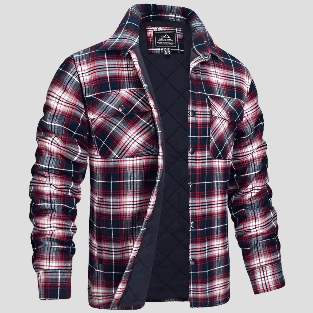 Baumwollhemd mit Karomuster im Lumberjack-Stil