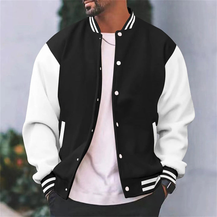 Lässige Baseballjacke für Herren für den Herbst