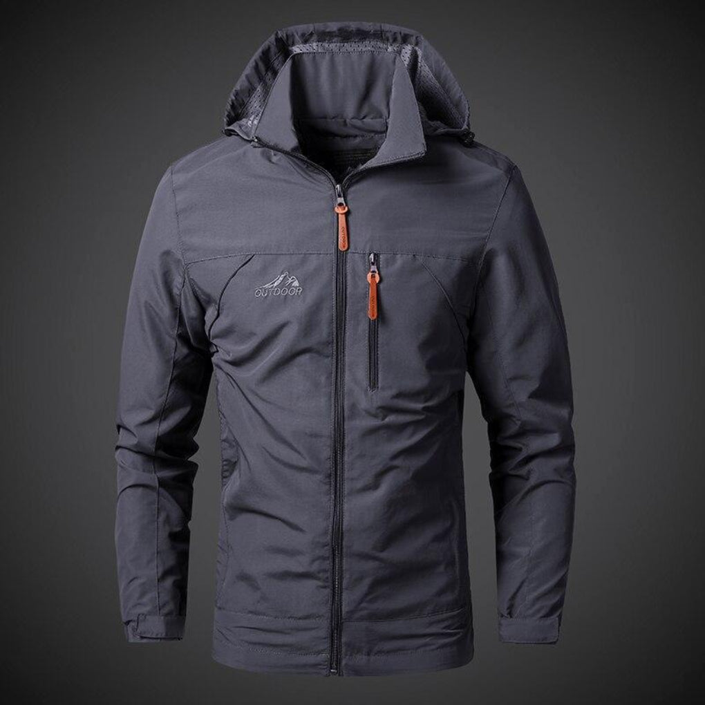 Wasserabweisende und windabweisende Herren Outdoorjacke