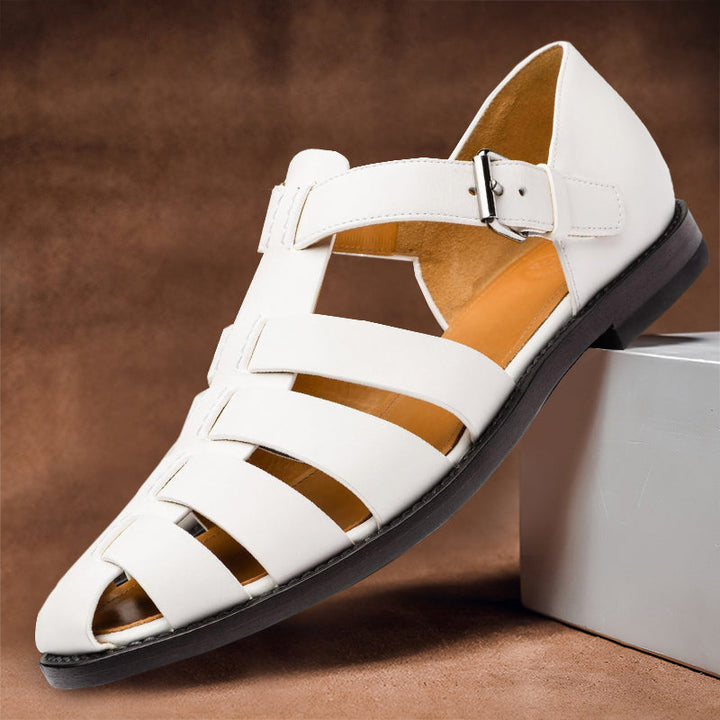 Premium Leder-Sandalen – Stil und Komfort für warme Tage