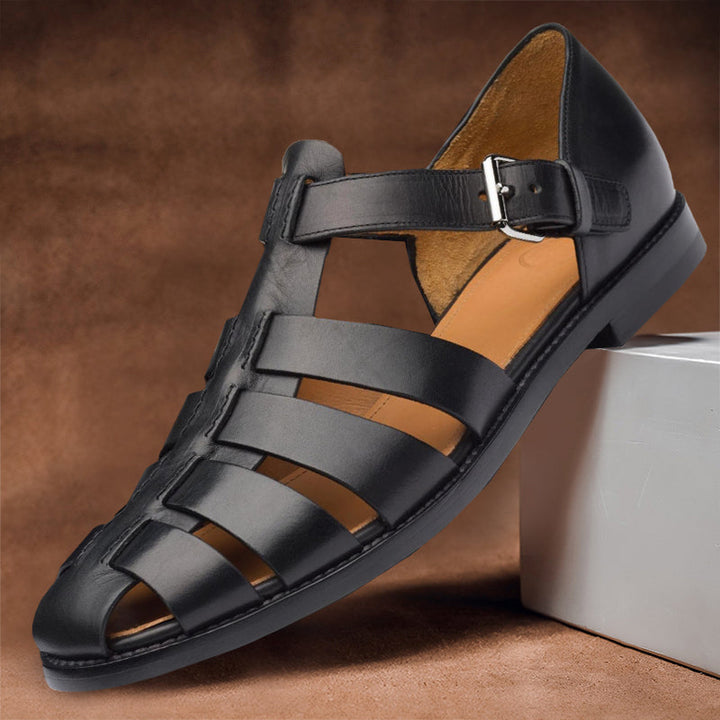 Premium Leder-Sandalen – Stil und Komfort für warme Tage