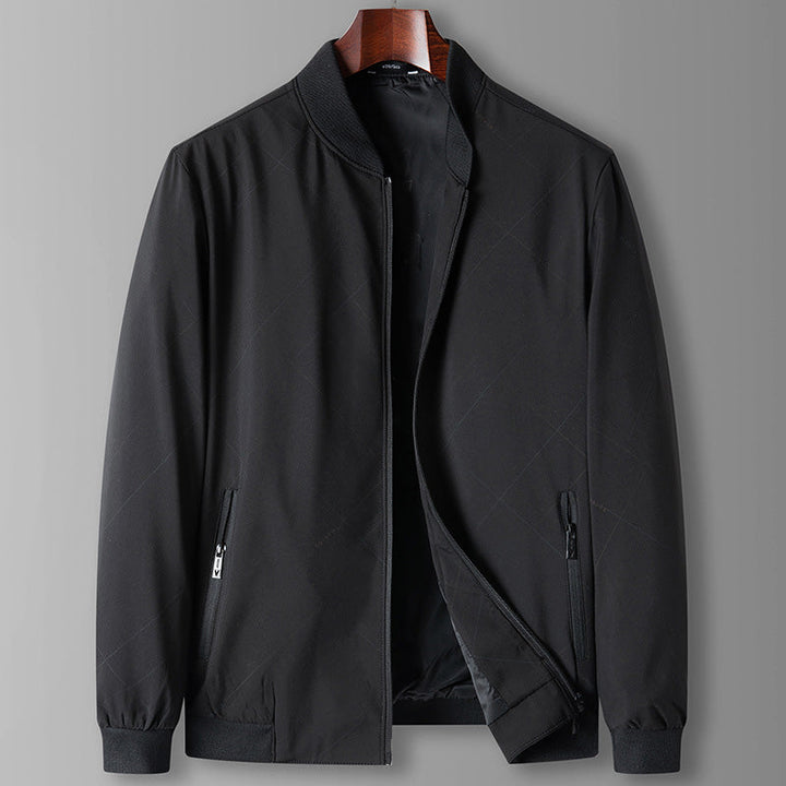 Herren Bomberjacke mit Reißverschluss und Taschen