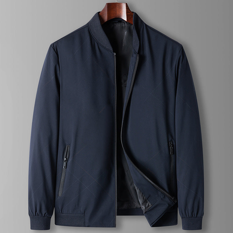 Herren Bomberjacke mit Reißverschluss und Taschen
