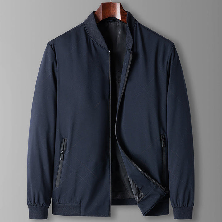 Herren Bomberjacke mit Reißverschluss und Taschen