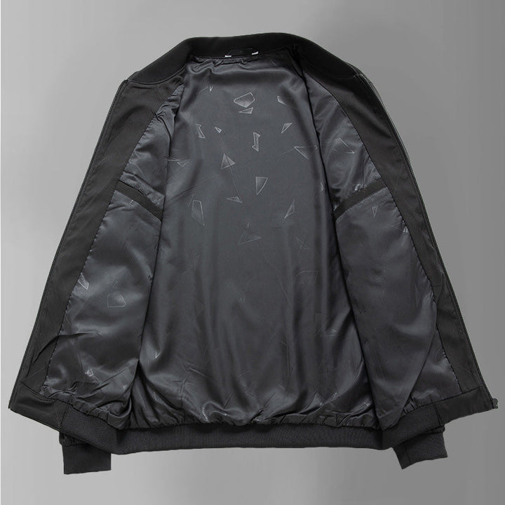 Herren Bomberjacke mit Reißverschluss und Taschen