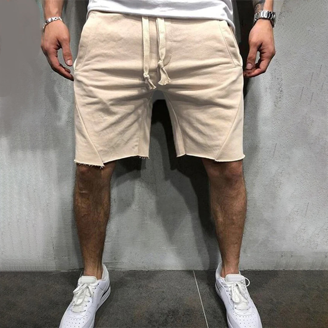 Herren Sommer-Shorts mit verstellbaren Kordeln und Seitentaschen