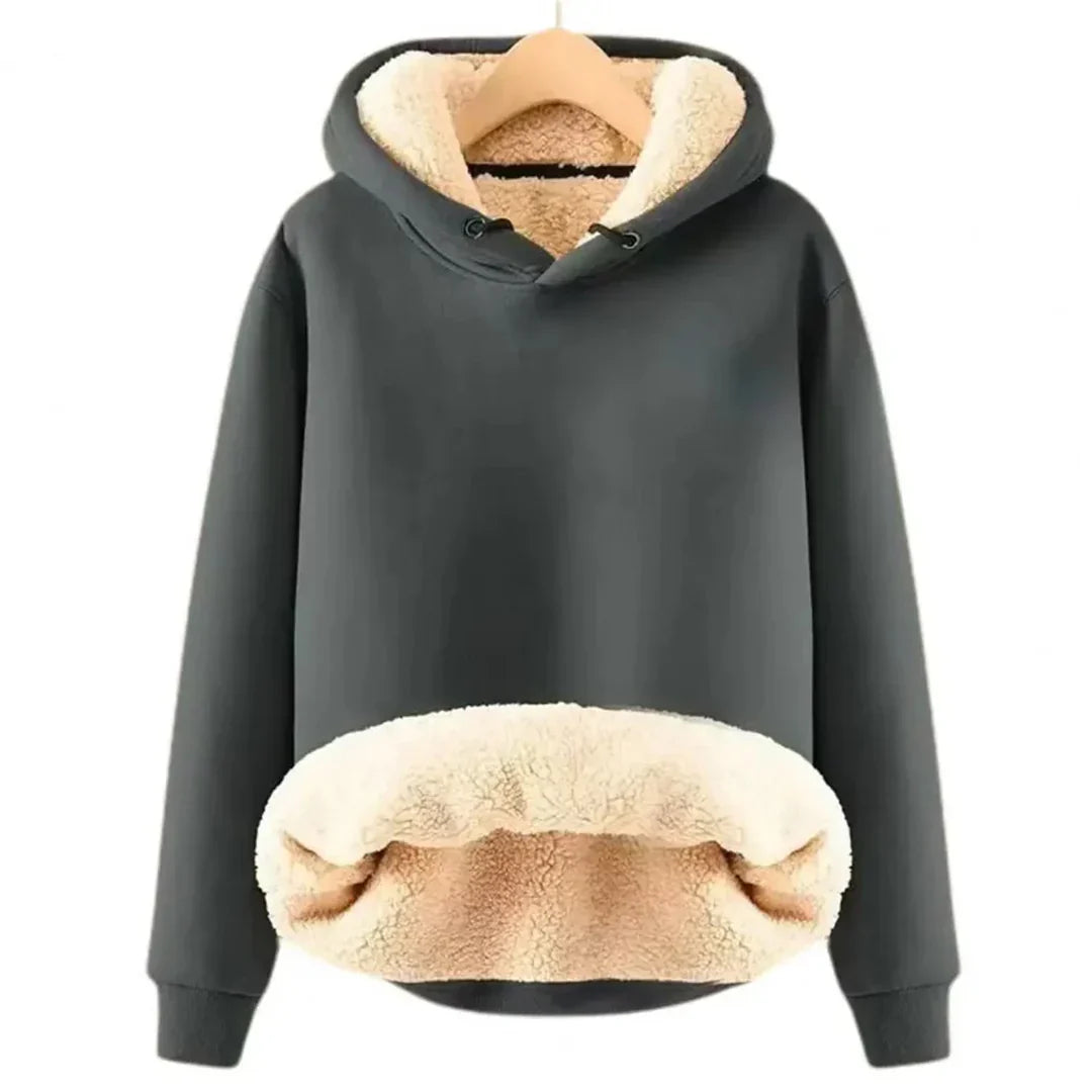 Weicher und warmer Damen-Hoodie mit kuscheligem Fleecefutter