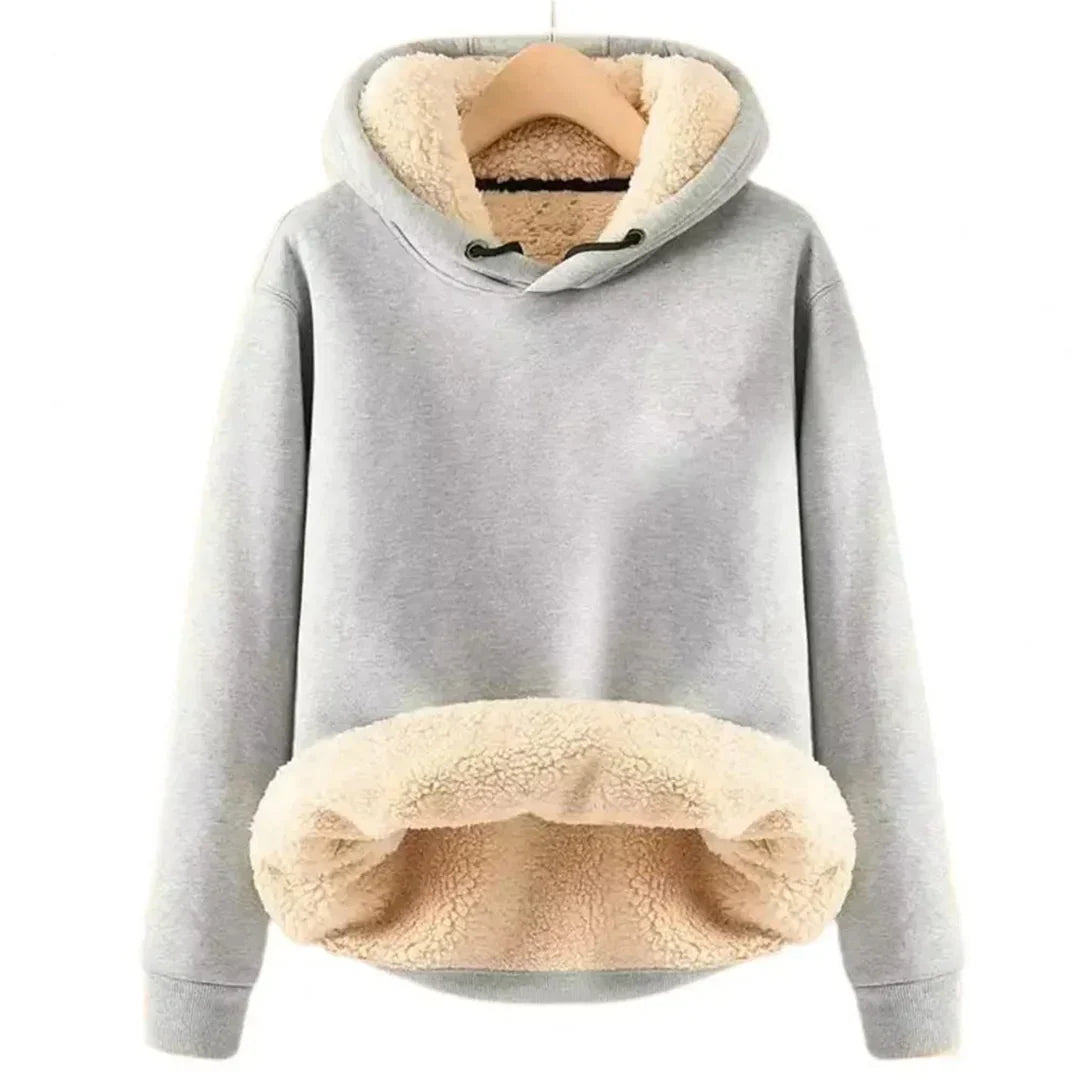 Weicher und warmer Damen-Hoodie mit kuscheligem Fleecefutter