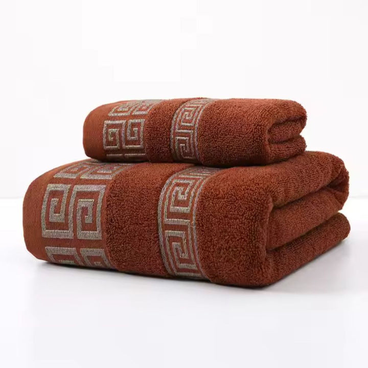 Premium-Baumwollhandtuch-Set, 2er-Pack