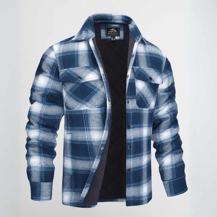 Baumwollhemd mit Karomuster im Lumberjack-Stil