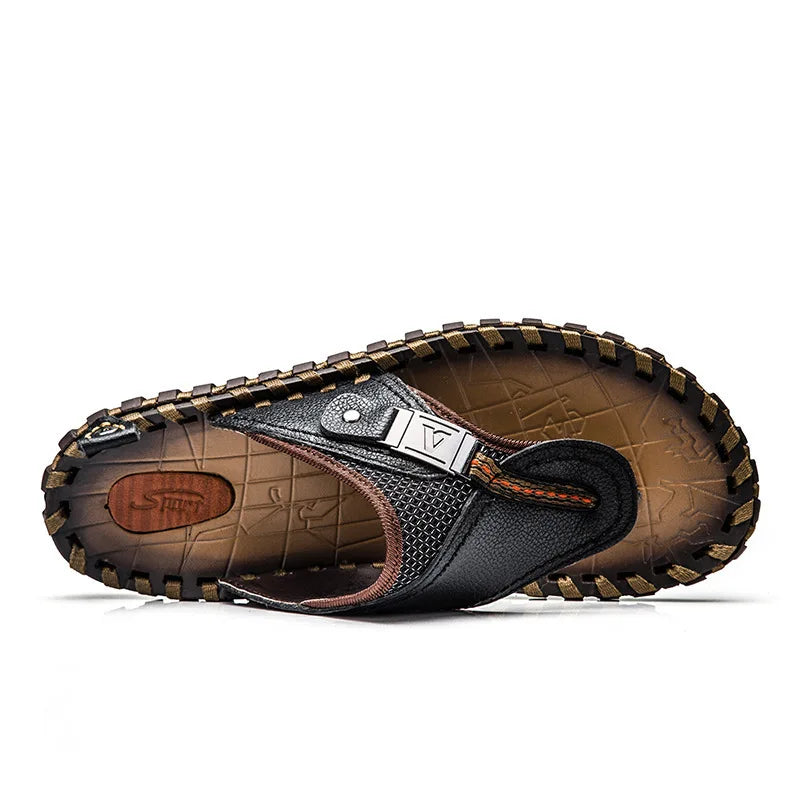 Stilvolle Herren-Zehensandalen