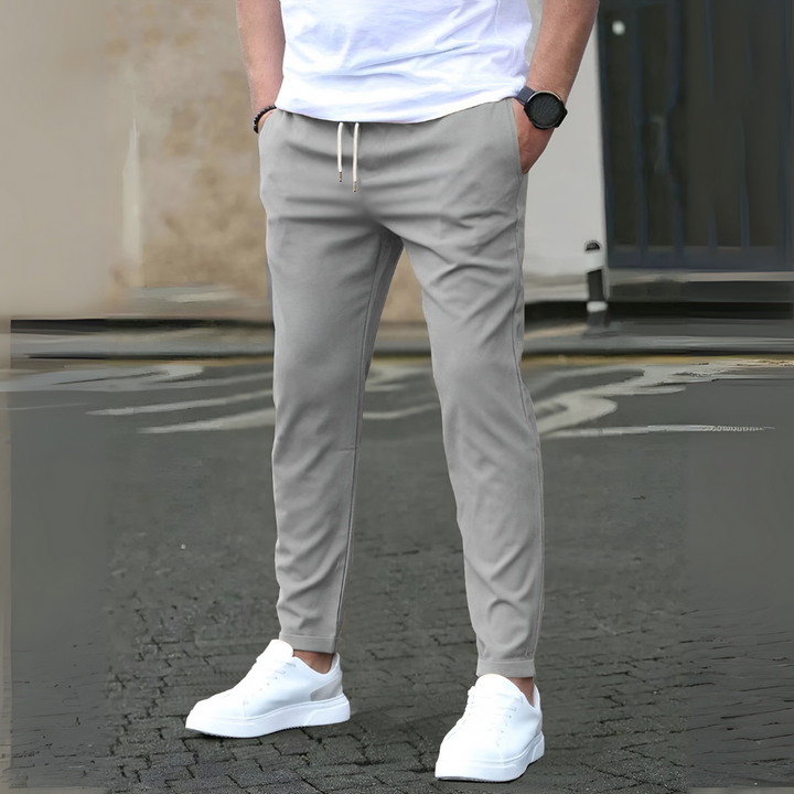 Slim Fit Herrenhose mit Kordelzug