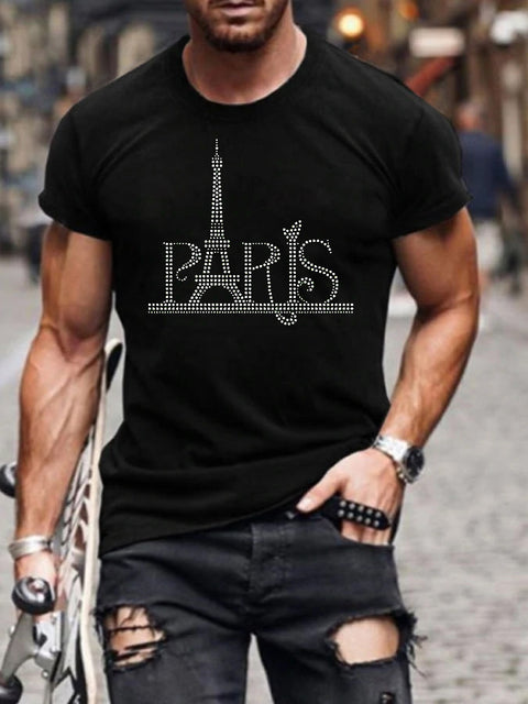 Finn-T-Shirt – Lässiger Stil mit funkelnden Akzenten