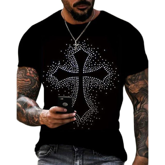 Finn-T-Shirt – Lässiger Stil mit funkelnden Akzenten