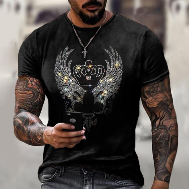 Finn-T-Shirt – Lässiger Stil mit funkelnden Akzenten