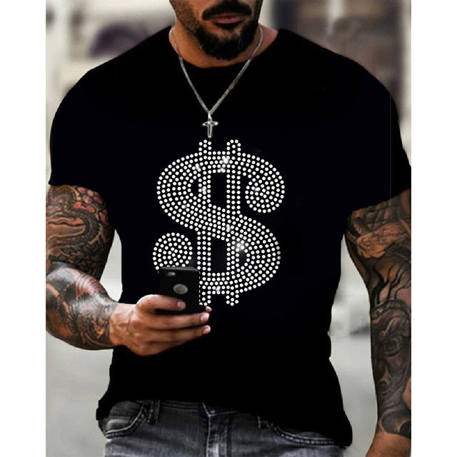 Finn-T-Shirt – Lässiger Stil mit funkelnden Akzenten