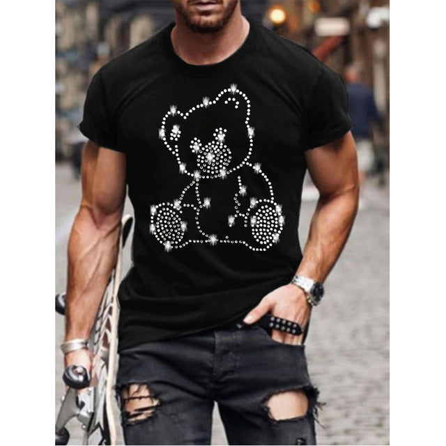 Finn-T-Shirt – Lässiger Stil mit funkelnden Akzenten