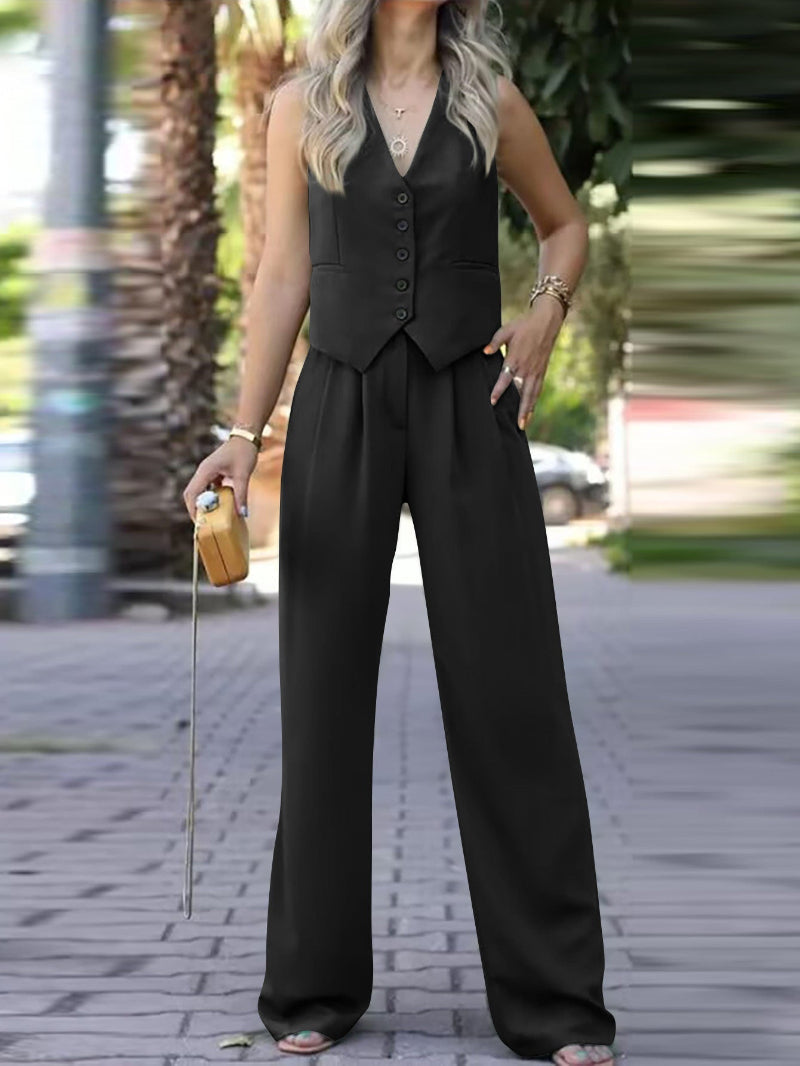 Elegantes, ärmelloses Blazerset für Damen