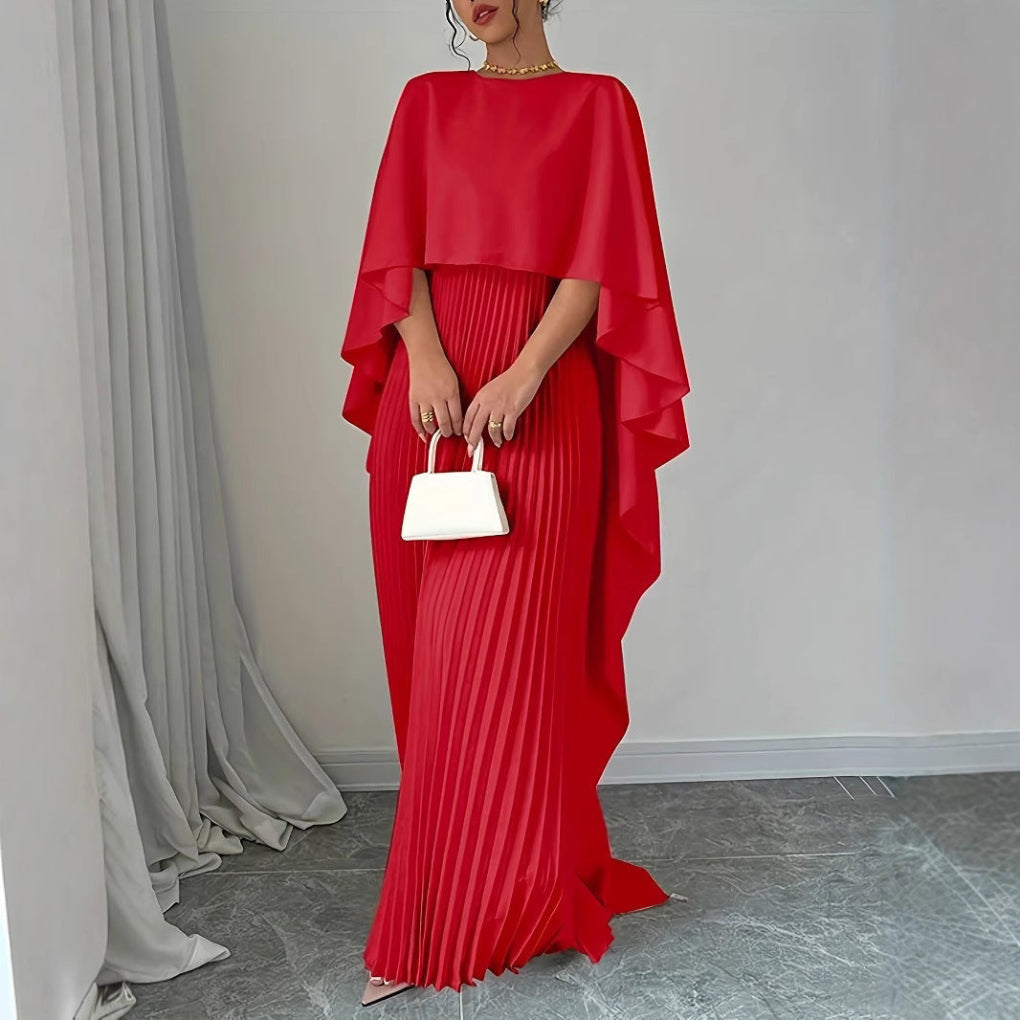 Maxikleid mit hohem Kragen für Damen