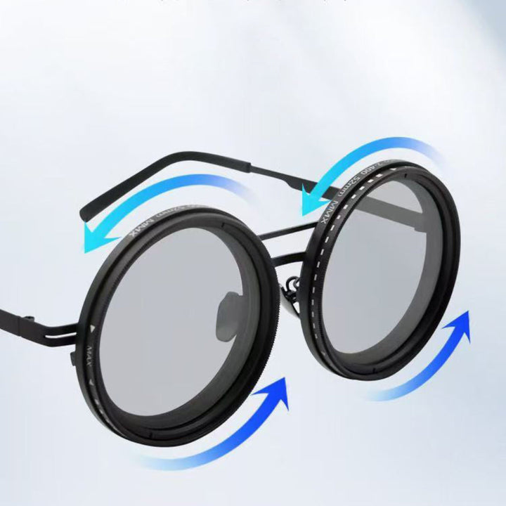 Sonnenbrille mit einstellbarer Helligkeit