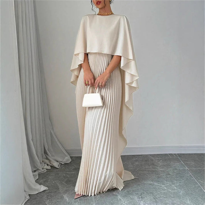 Maxikleid mit hohem Kragen für Damen