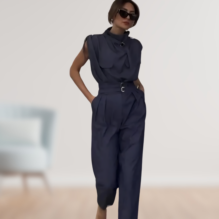 Damen Sommer Set mit ärmellosem Top und Hose
