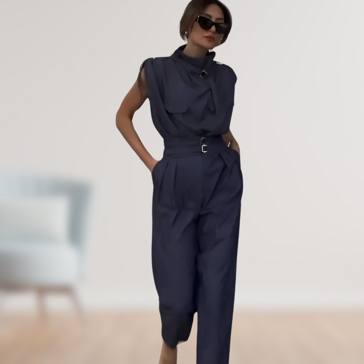 Damen Sommer Set mit ärmellosem Top und Hose