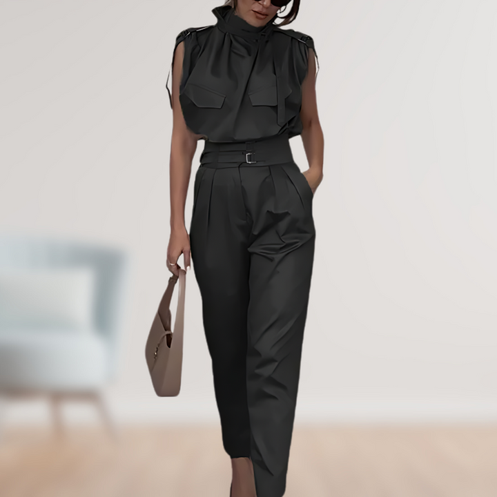 Damen Sommer Set mit ärmellosem Top und Hose