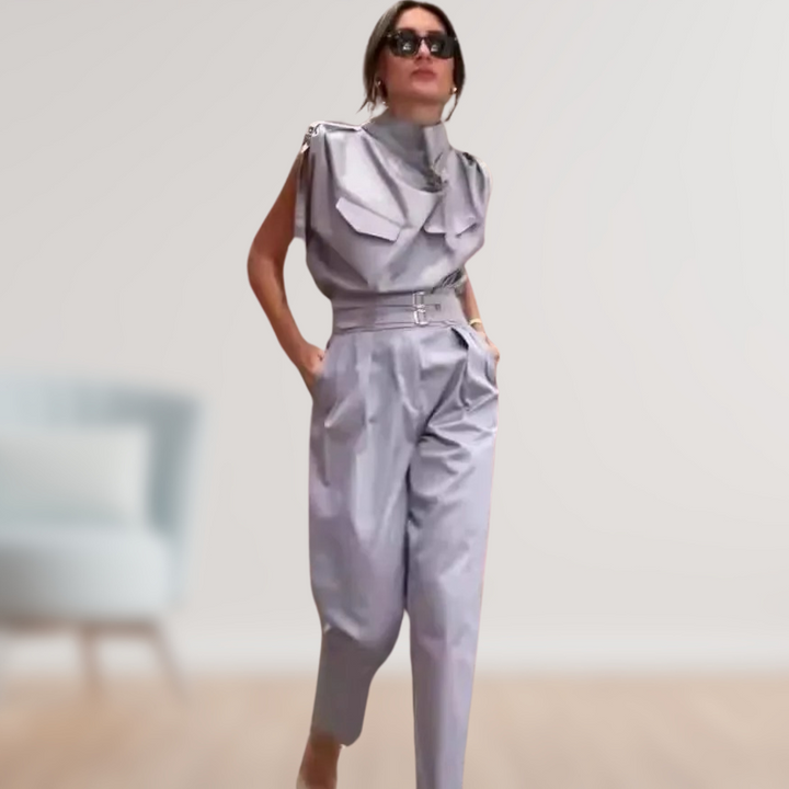 Damen Sommer Set mit ärmellosem Top und Hose