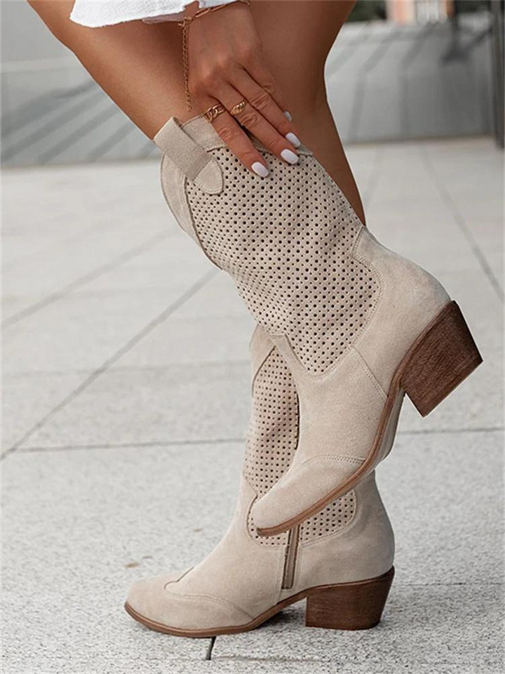 Damen-Cowboy-Stiefeletten im Western-Stil