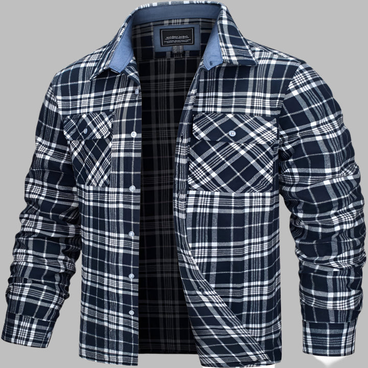 Baumwollhemd mit Karomuster im Lumberjack-Stil