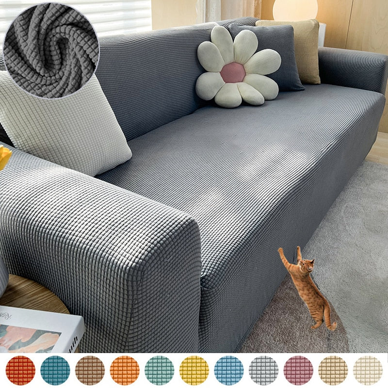 Regelbarer Sofaüberwurf mit Textur