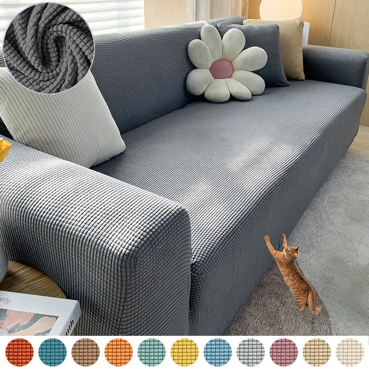Regelbarer Sofaüberwurf mit Textur