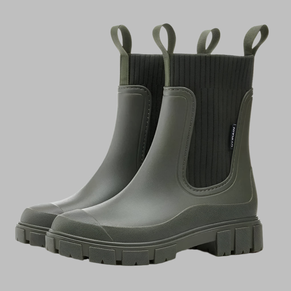 Wasserabweisende Chelsea-Stiefel für Damen