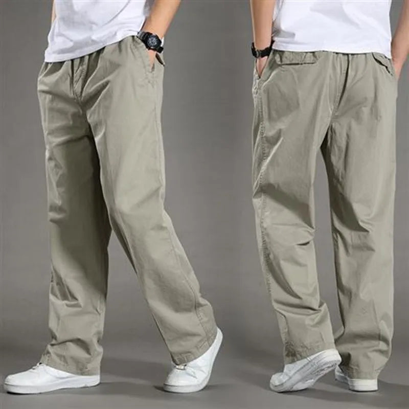 Herren Sommerhose mit geradem Schnitt und Taschen