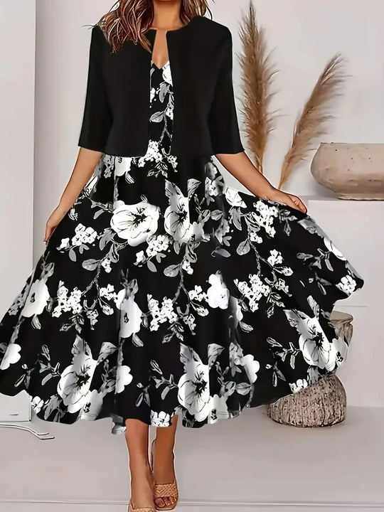 Langes Damenkleid