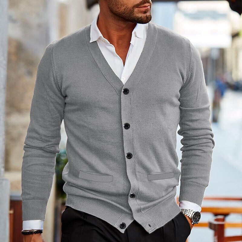 Herren Strickjacke  Klassischer Stil und hoher Tragekomfort